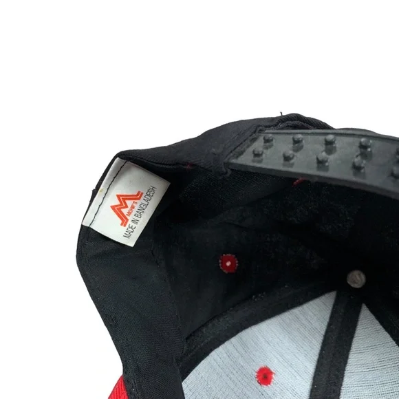 Vintage Ford Freemont Motor Co Super Duty Black & Red Adjustable Snapback Hat - Picture 4 of 4